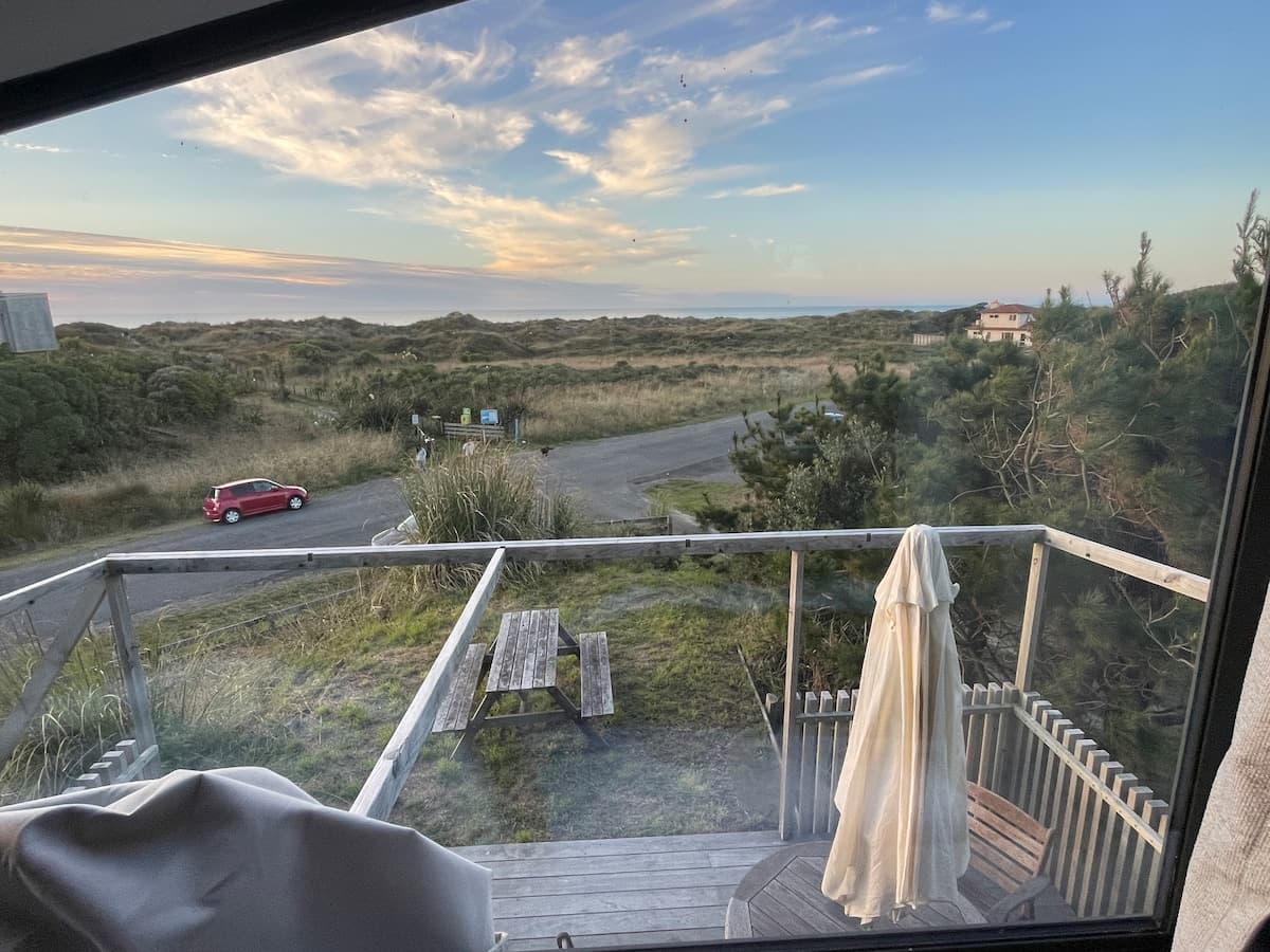 View across the dunes